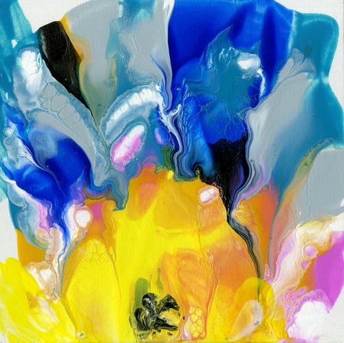 Flowering Euphoria 37 - Floral Abstract Painting by Kathy Morton Stanion by Kathy Morton Stanion