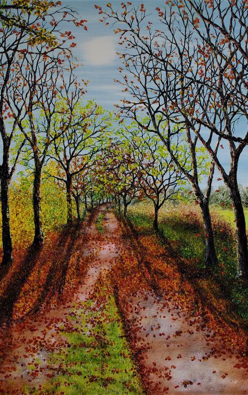 Autumnal Walk by Hazel Thomson