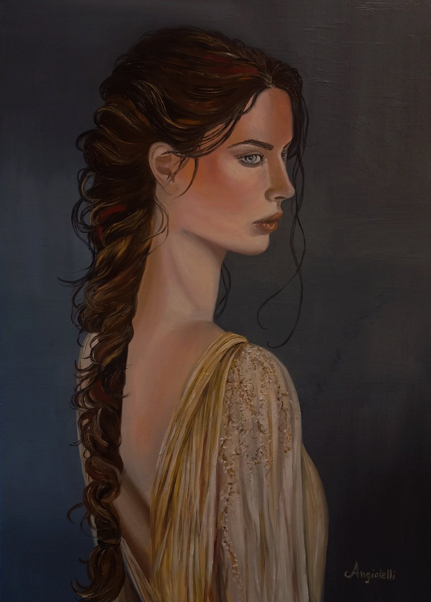 Female portrait by Anna Rita Angiolelli