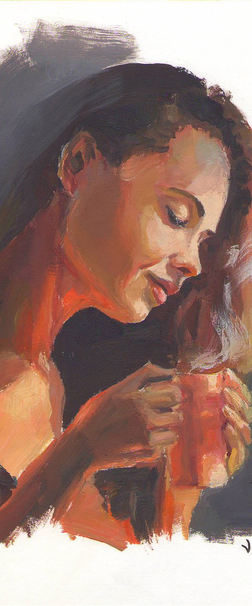 The aroma of warm coffee by Vachagan Manukyan
