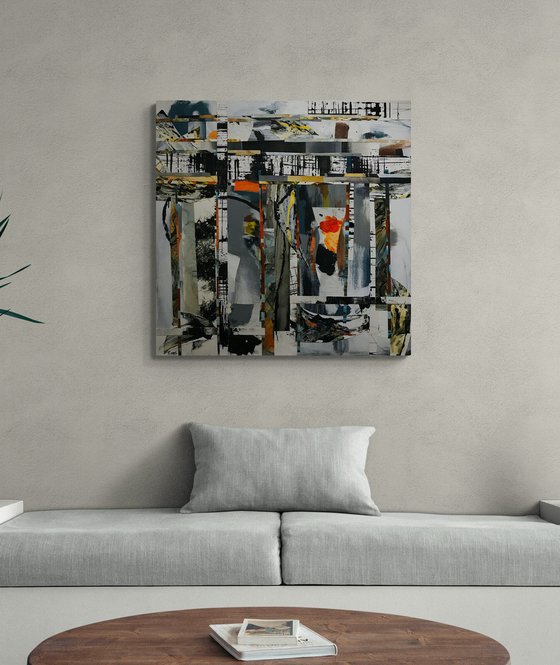 Justified Disjointed Reality Collage