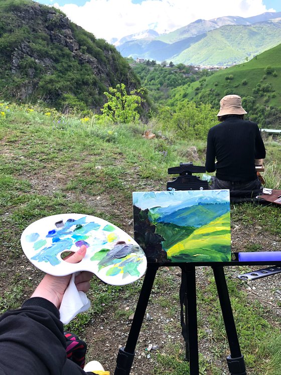 Plein air. May. Vanadzor