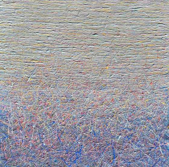 In search of silence- 3 (blue)