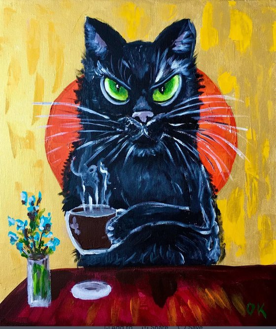 Coffee cat.