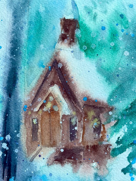 Christmas Kettle House Painting