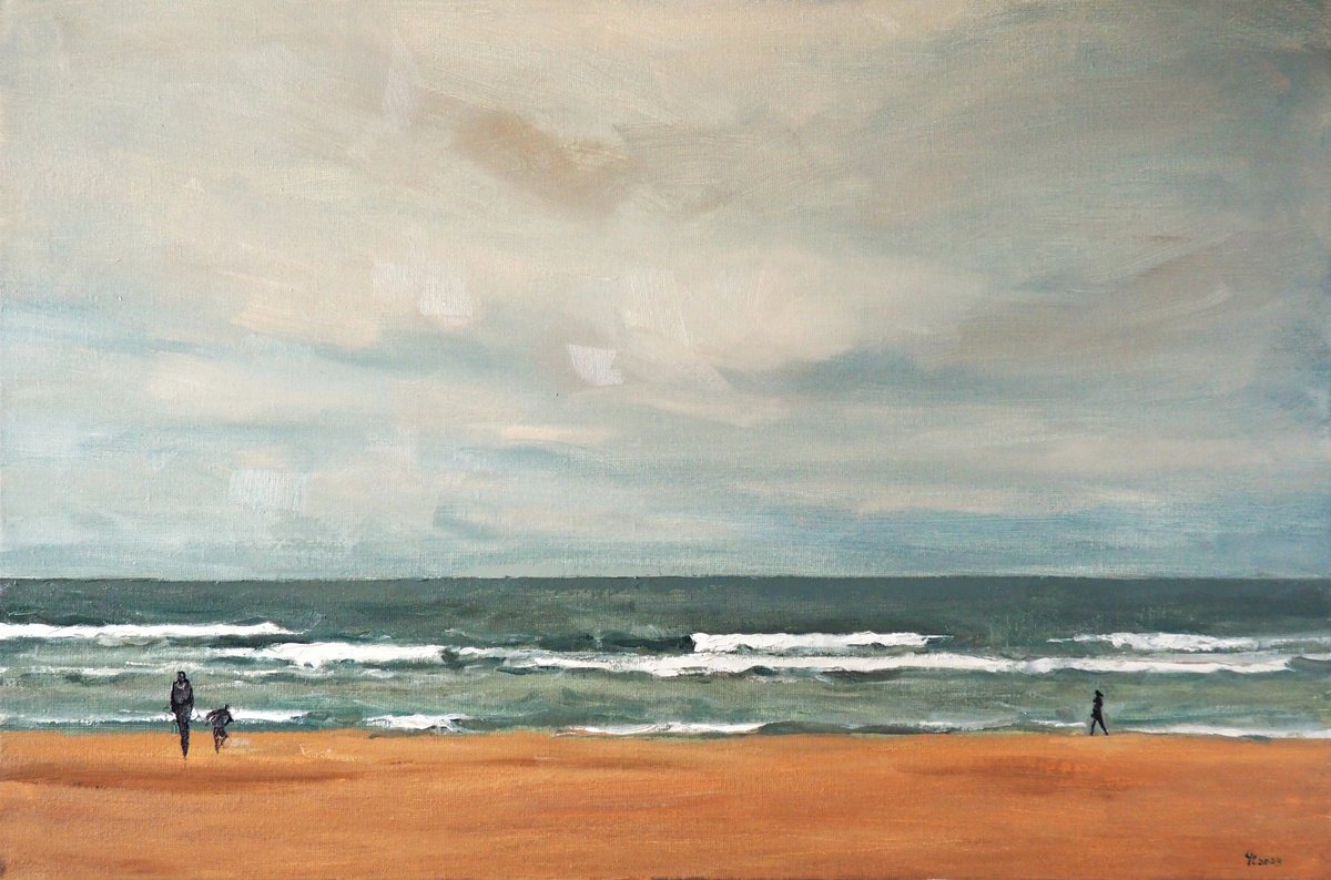 Seascape By Yuanyuan Liu, 35 X 24, Artwork For Sale On Artfinder