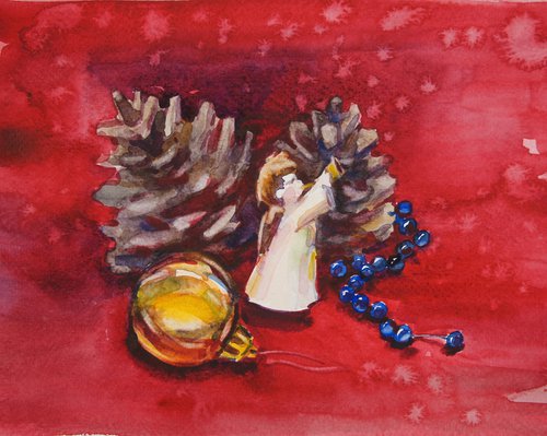 Christmas Angel by Elena Sanina
