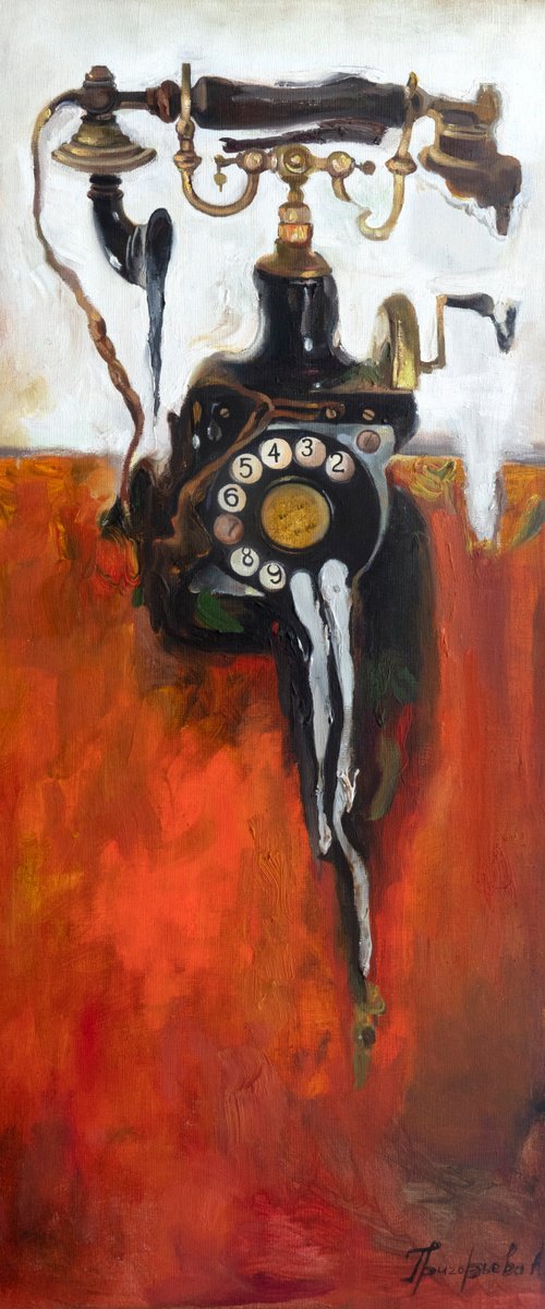 Old telephone by Anastasiia Grygorieva