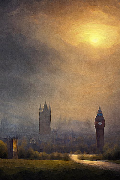 London At Dawn by Ryan  Louder