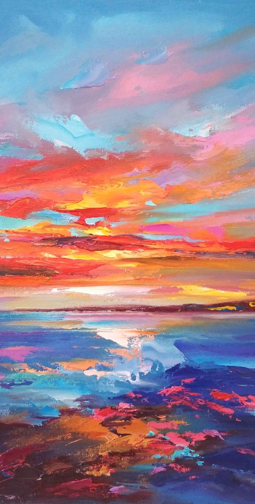 Abstract seascape 04 by Andrej  Ostapchuk