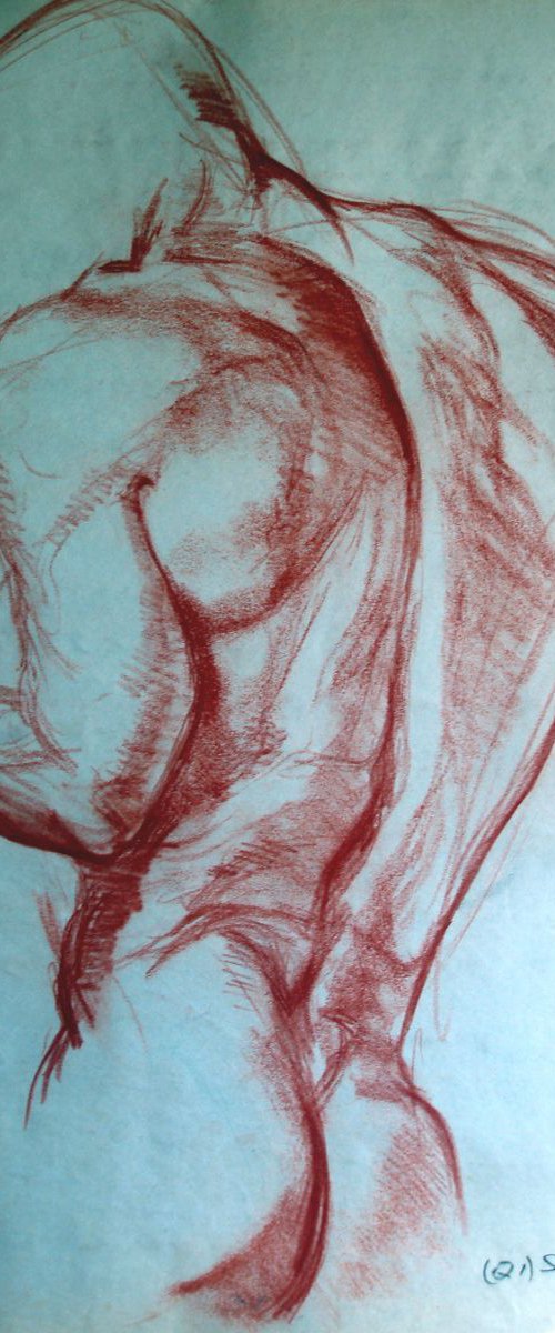 A Male Back by QI Debrah