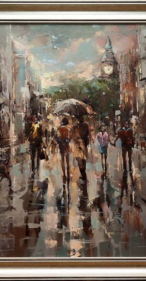 'London Rain' by Ewa Czarniecka