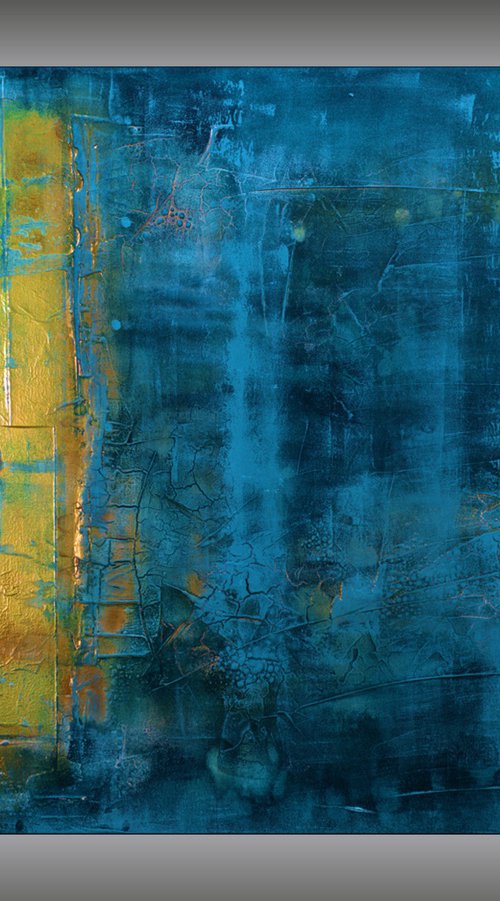 Abysse - Abstract Art - Acrylic Painting - Canvas Art -  Abstract Painting - Industrial Art by Edelgard Schroer