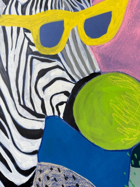 Whimsical Zebra