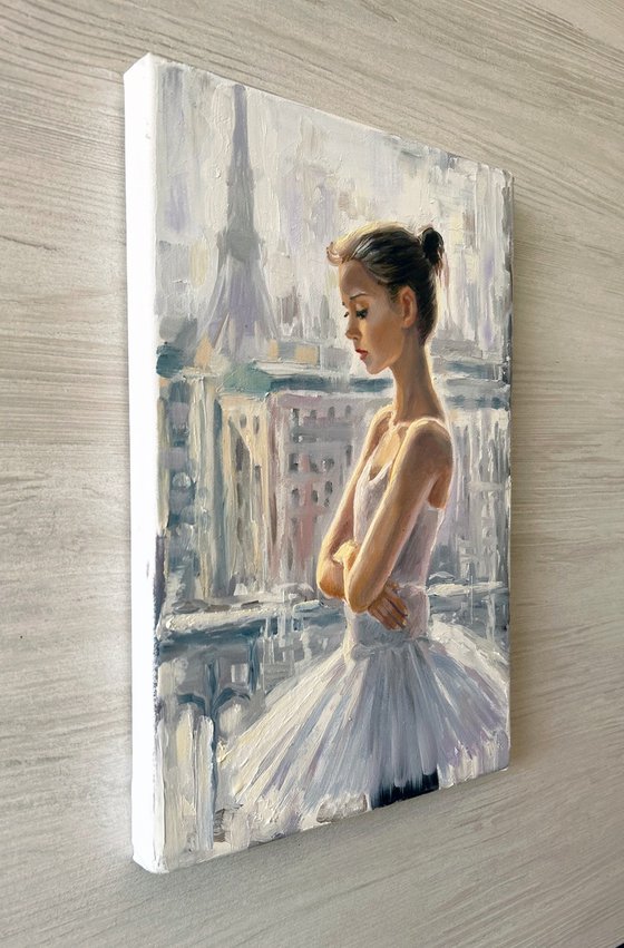 A ballerina girl in Paris