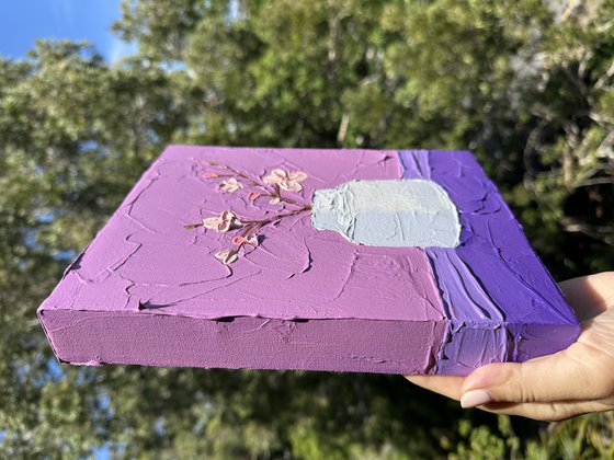 Cherry blossom still life