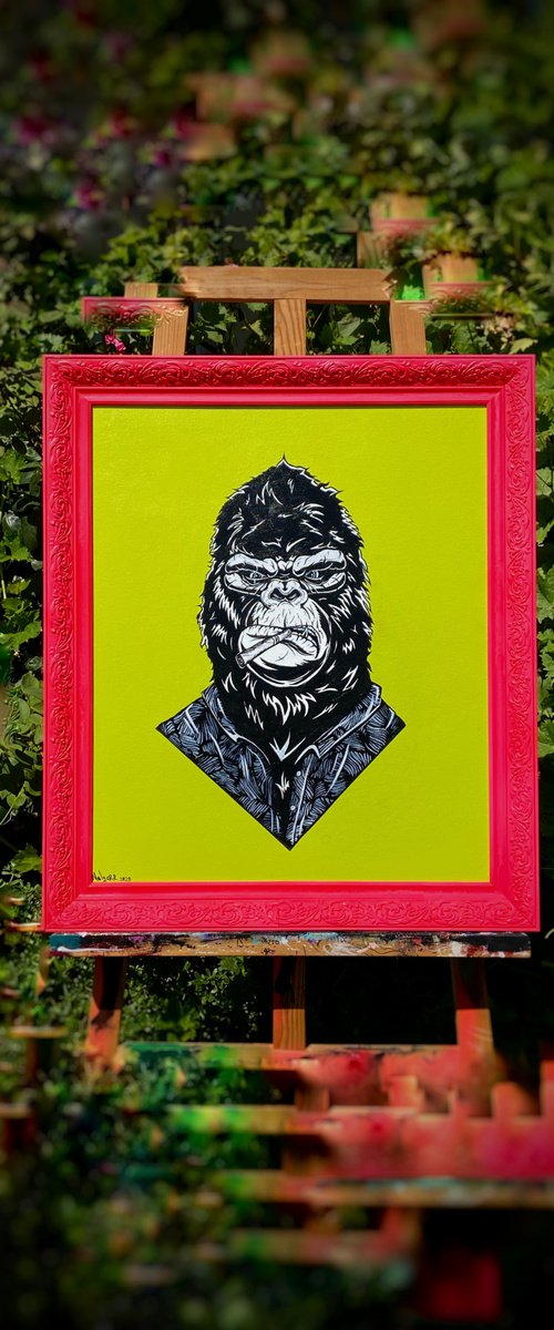Wise guys. Gorilla by Malyarr