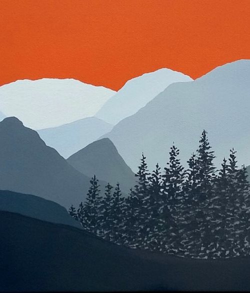 Borrowdale from Walla Crag, The Lake District by Sam Martin