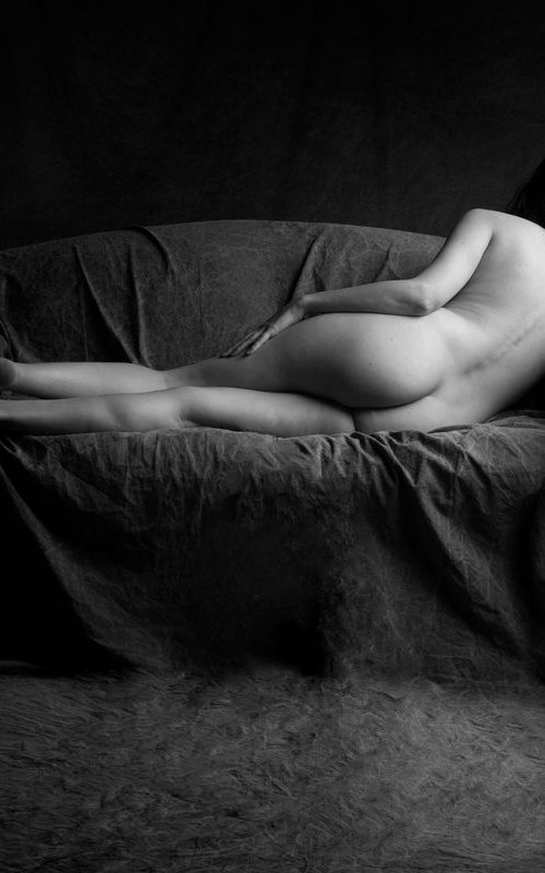 Woman on Sofa #475 by Robert Tolchin