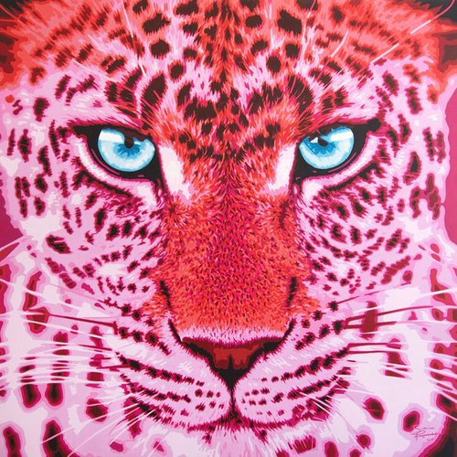 Pink Leopard 1 by Sabrina Rupprecht