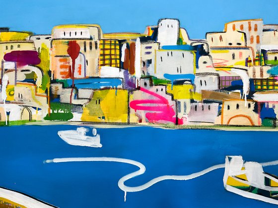 Procida  Italy 180 X 70 CM / 70,86 Х 27,55 INCH