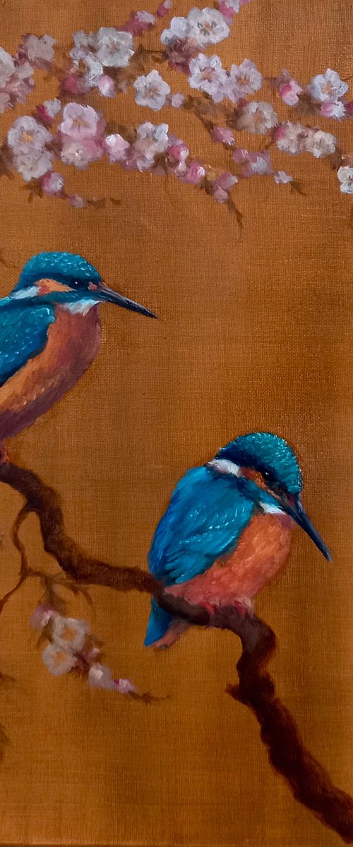 Two Kingfishers by Lee Campbell