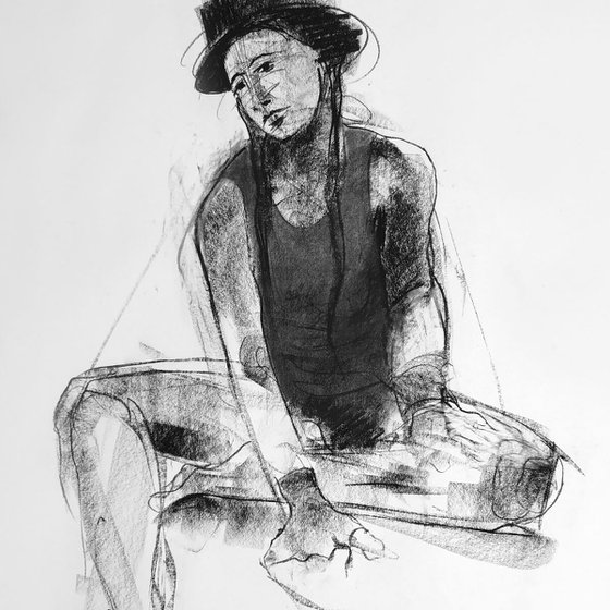Girl with a hat