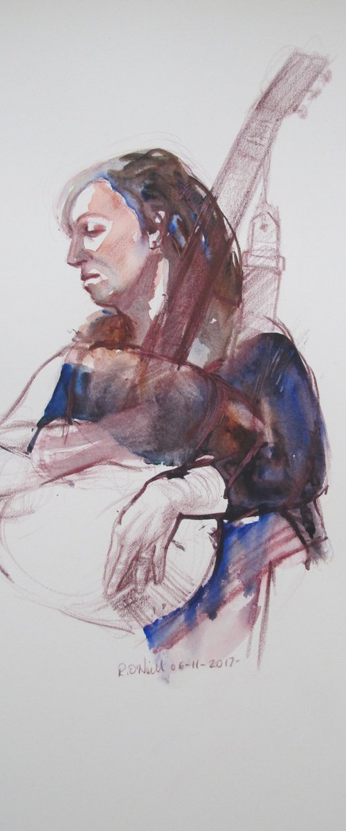 woman with guitar by Rory O’Neill