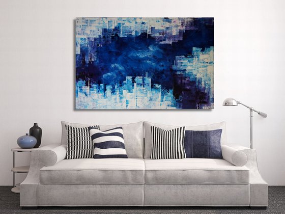 The Big Blue Beyond (150 x 100 cm) XXXL (60 x 40 inches)