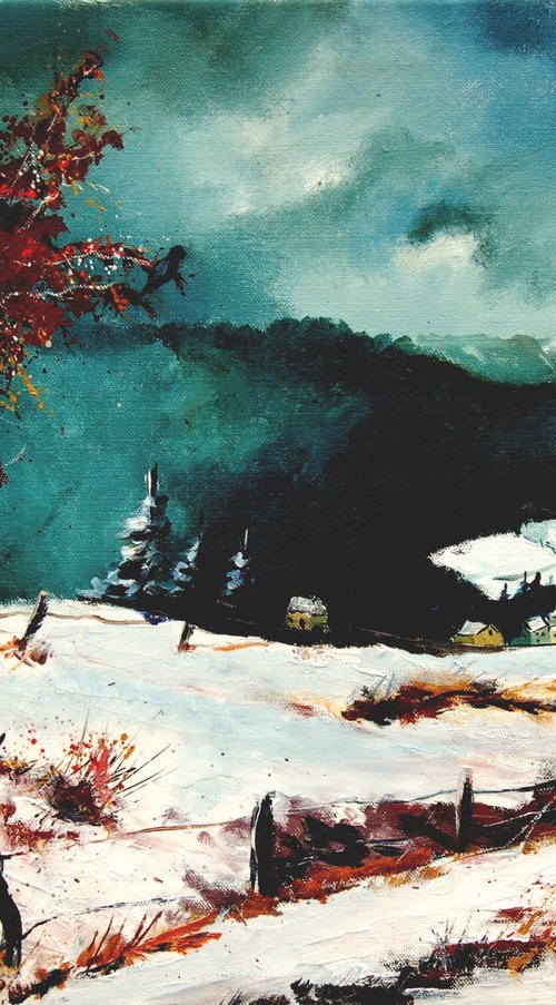 Winter in my countryside 68 by Pol Henry Ledent