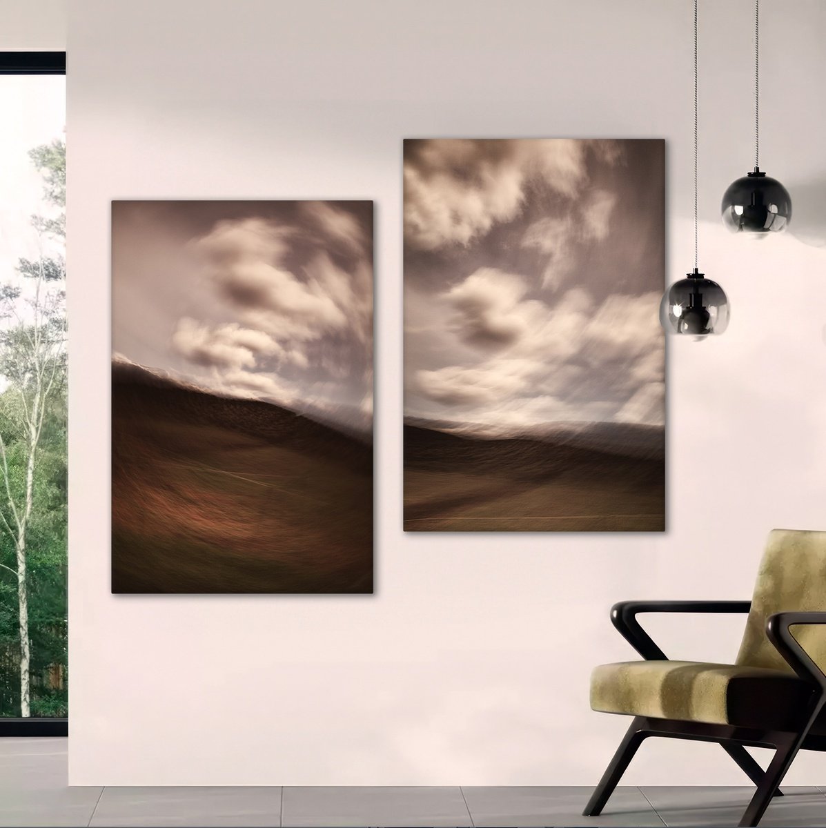 Impressionistic Photograph , Diptych N.10 By Karim Carella, 55 X 39, Artwork For Sale On Artfinder