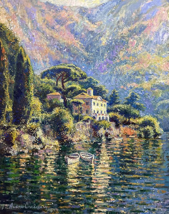 “Emerald reflection of spring”