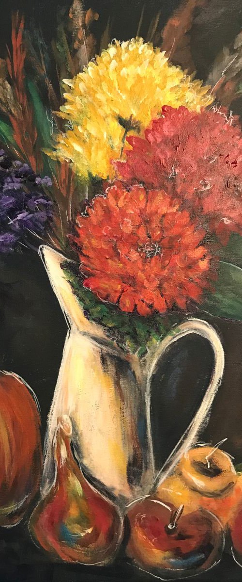 Bouquet of mums by Carolyn Shoemaker (Soma)