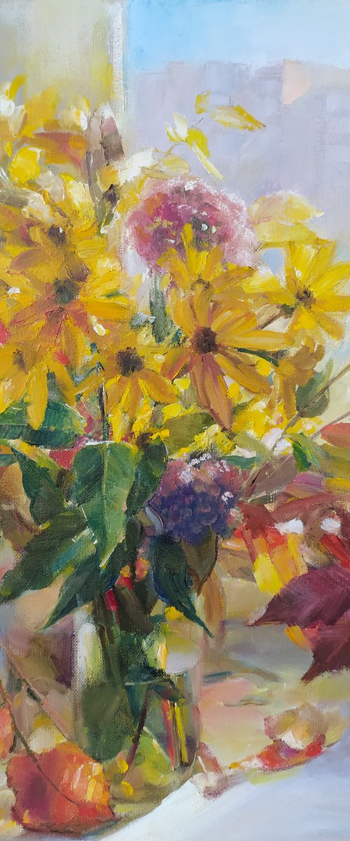 Autumn flowers by Valentina Andrukhova