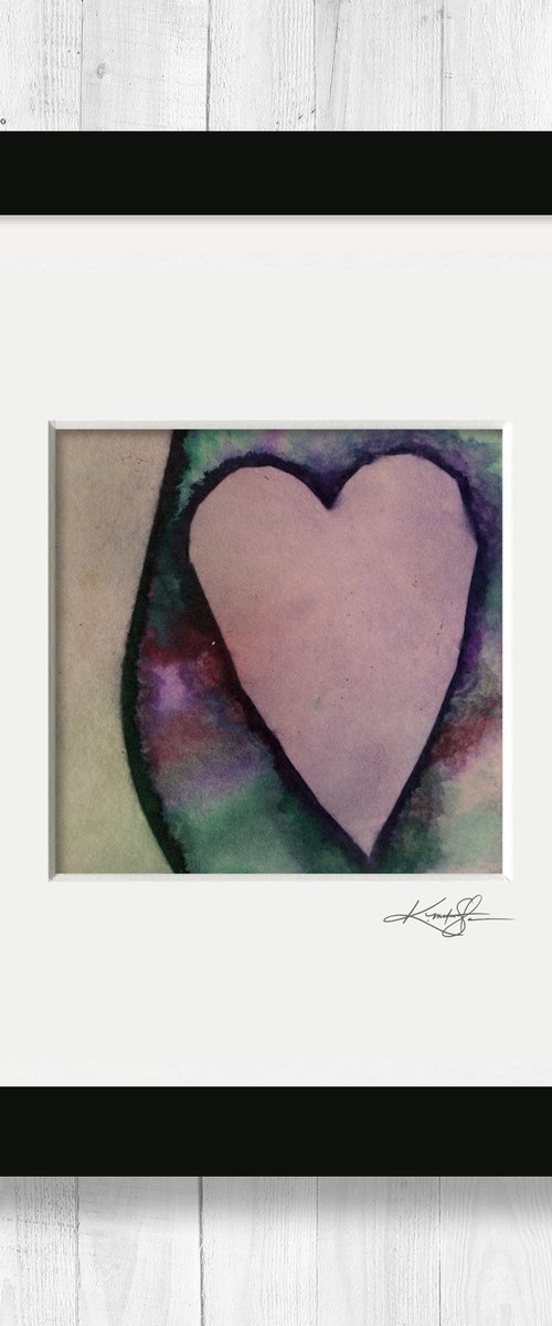 Heart Song 105 - Heart Painting by Kathy Morton Stanion by Kathy Morton Stanion