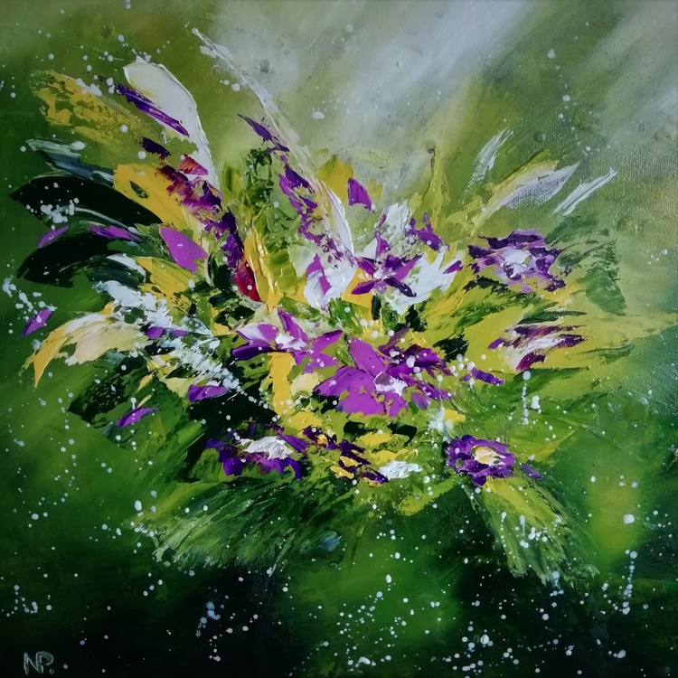 Summer Emotions Abstract Green Gift Origina Artfinder