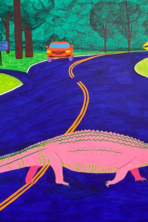 Gator Crossing by Sue Graef