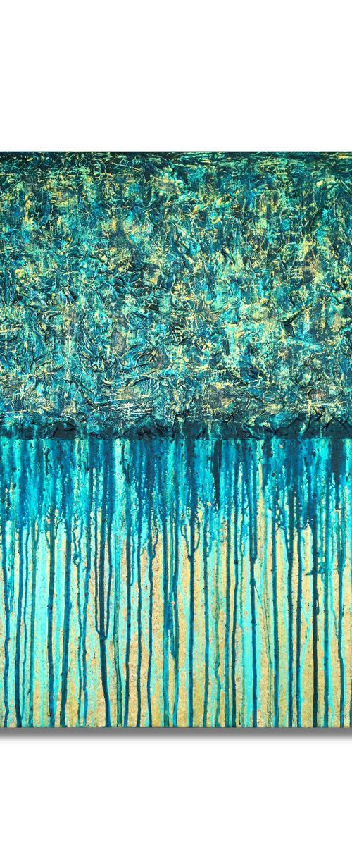 Blue Gold No.5 (On Cork) by Carla Sá Fernandes