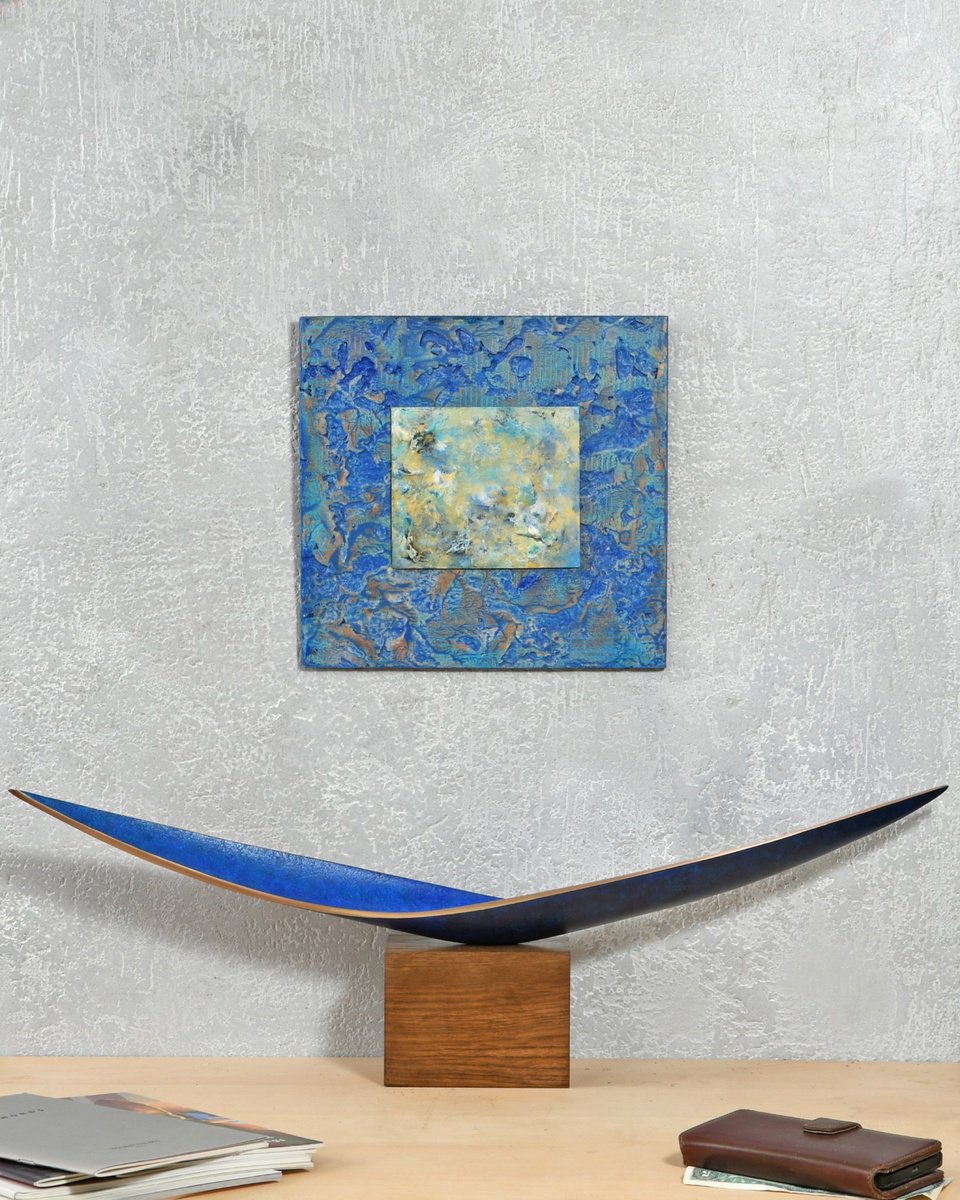 Geometric Painting , Accord By Philip Hearsey, 10 X 10, Artwork For Sale On Artfinder