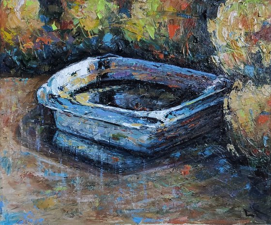 Barque abandonnée en Camargue
