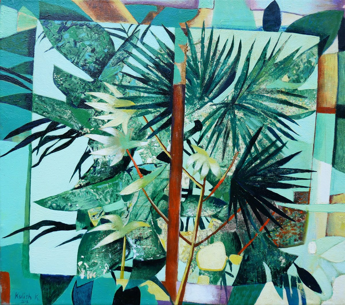 Jungle painting by Kate Kulish