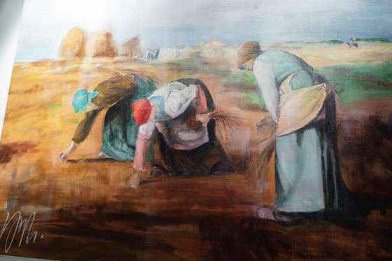 "The Gleaners" after Millet