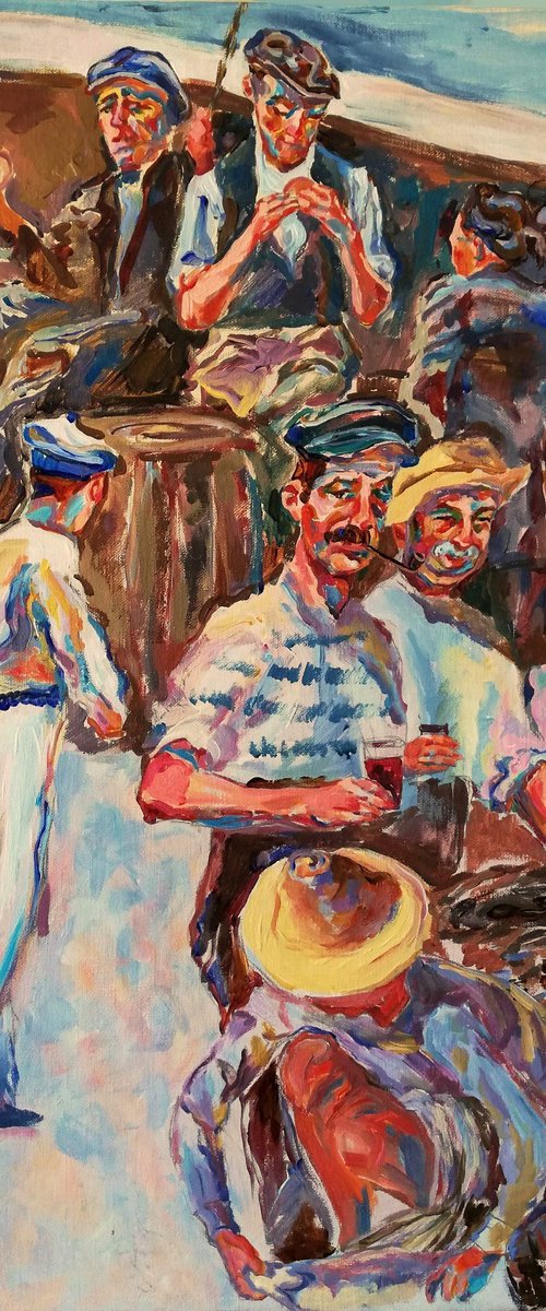 Sailors Taking a Break by Jelena Djokic