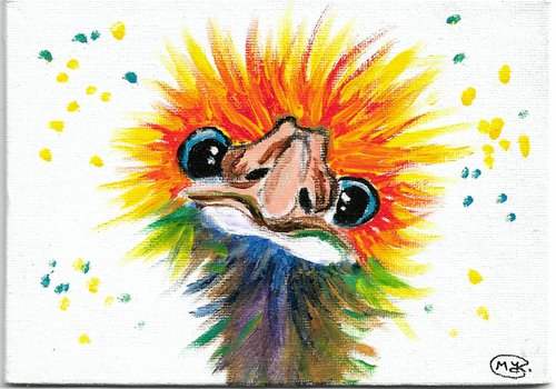 Colourful Emu by MARJANSART