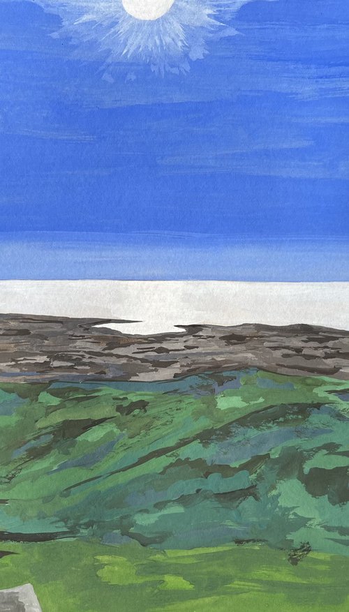 On the windy ridges between Prati and Usciolu by Cadiou Frederic