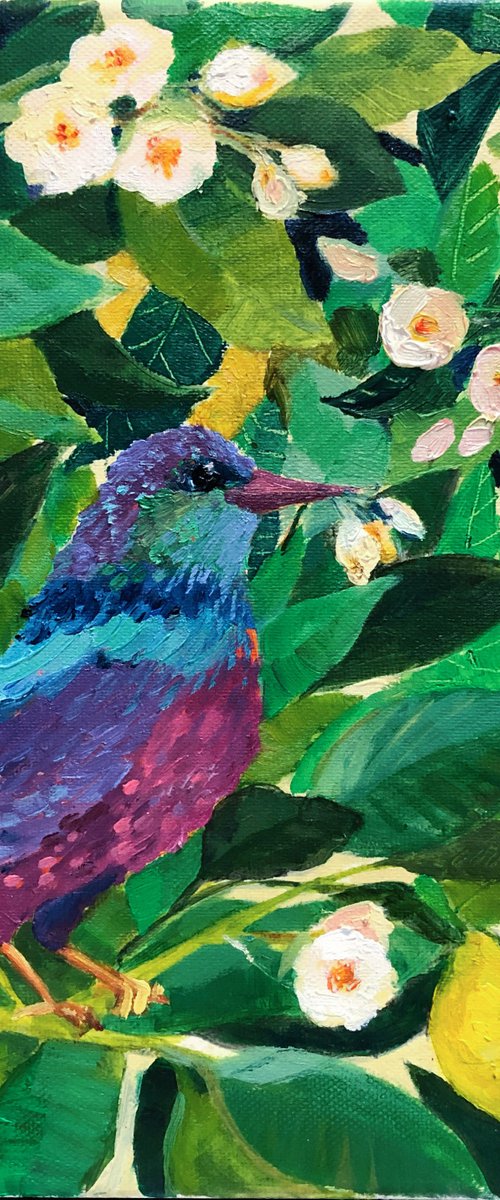 Lemon Tree Bird by Anastasia Mazur-Skrobova