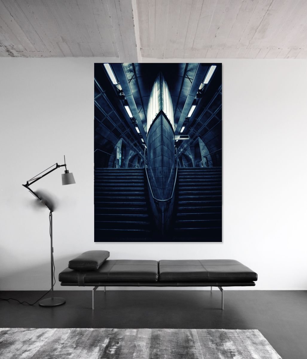 Organic Abstract Photograph By Marc Ehrenbold, 30 X 40", Southwark Orb, Original Artwork