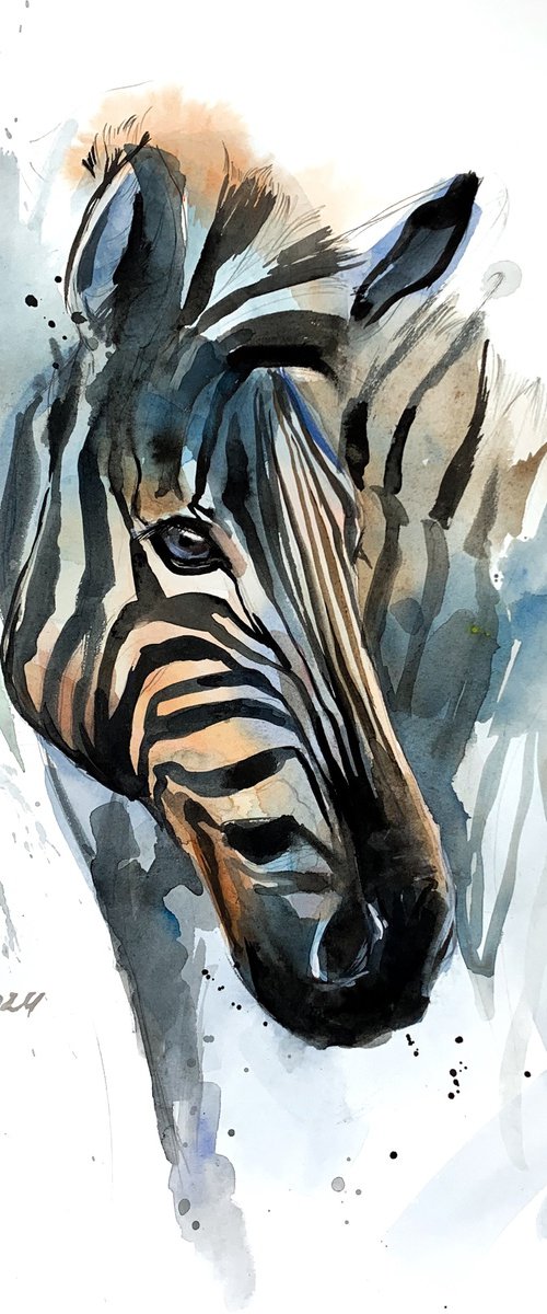 Zebra by Belyaeva Oleksandra