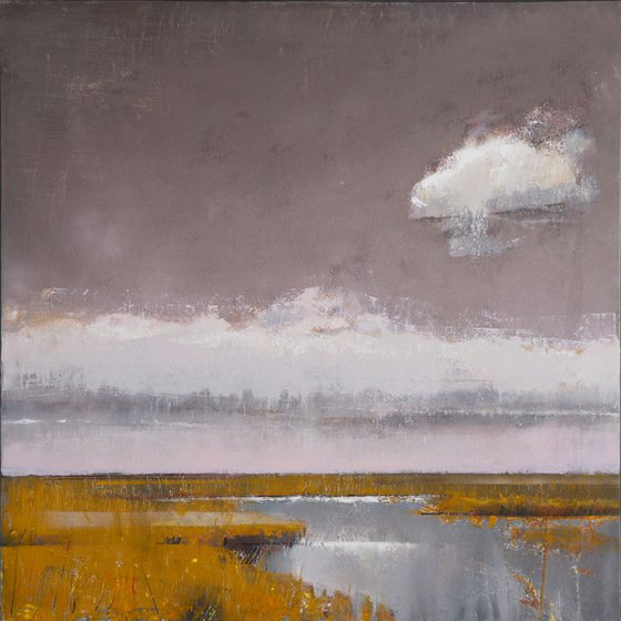 Everglades Contemporary Painting on Canvas by Bo Kravchenko