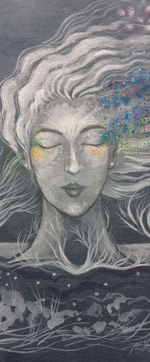 Listening to trees (Metamorphosis) by Phyllis Mahon